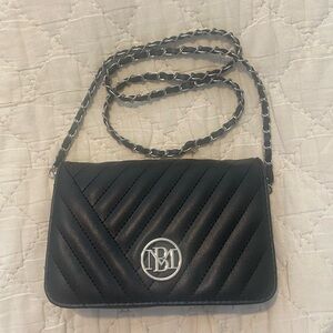 Badgley Mischa Black Quilted Crossbody Bag